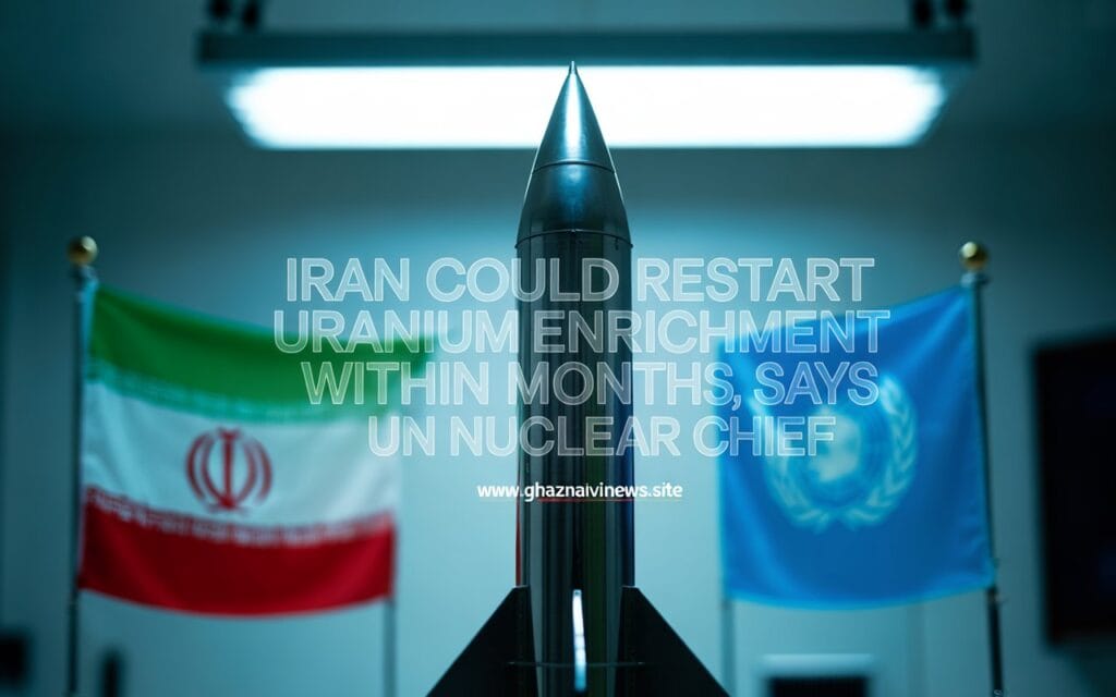 Iran Could Restart Uranium Enrichment in Months, Warns IAEA Chief
