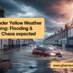 The UK Met Office has issued a yellow weather warning for thunderstorms, warning of potential disruption due to heavy rainfall, localized flooding, and lightning damage. The alert is in effect from 11 AM to 6 PM today, covering parts of northeast England and southeastern Scotland.