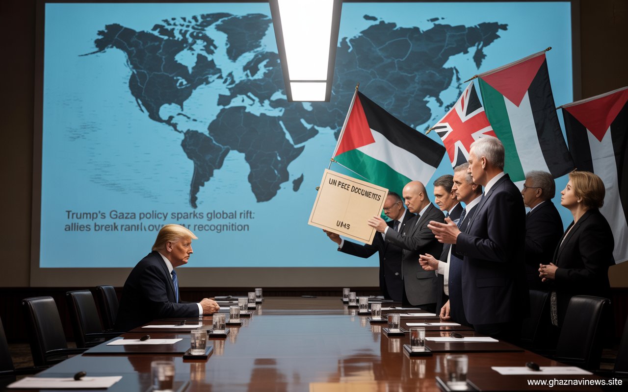 Trump’s Gaza Policy Sparks Global Rift: Allies Break Rank Over Palestine Recognition