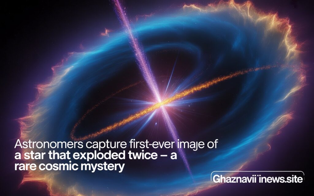 In a stunning astronomical breakthrough, scientists have captured the first-ever image of a dead star that exploded not once, but twice — an incredibly rare event known as a “double detonation.” This visual evidence provides long-sought answers to cosmic mysteries and opens new doors to understanding how some stars die.
