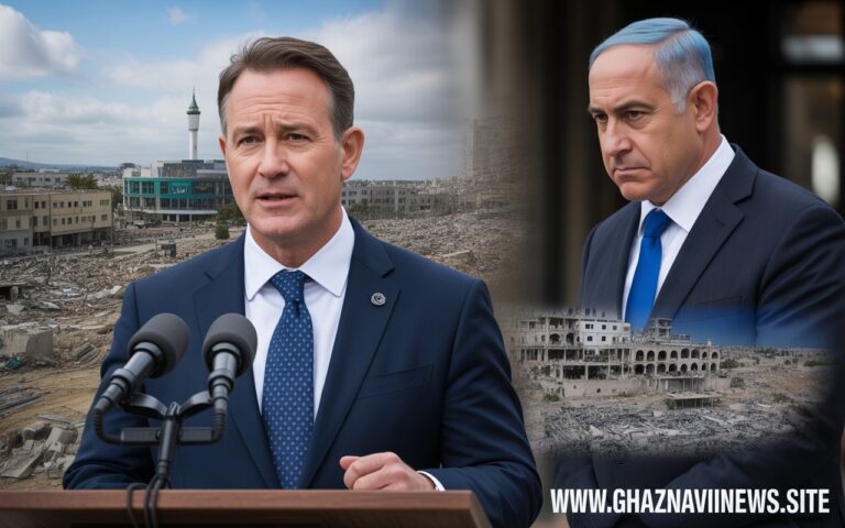 Christopher Luxon slams Israel’s Gaza offensive, calling it unacceptable while hinting at possible recognition of Palestinian statehood.