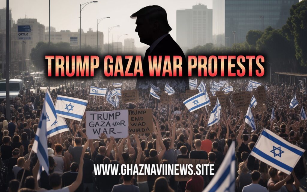 Trump Gaza War Protests: Israelis Demand End to Conflict and Hostage Release 3 a dramatic news style conceptual adverti DmHr3VjvTSGRgXs83lukHA XOUBrLjXTqOa6DQY9RsYXQ 1