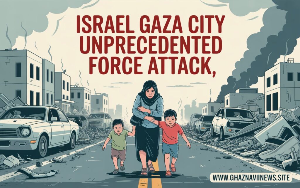 Israel Gaza City Unprecedented Force Attack Sparks Mass Exodus 3 Israel Gaza City Unprecedented Force Attack