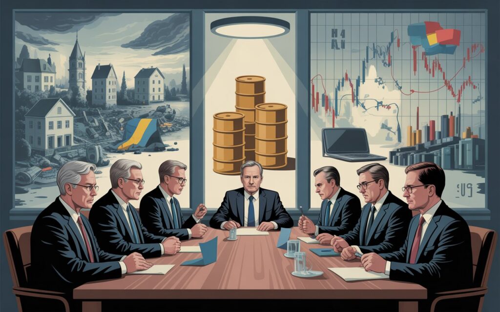 G7 finance ministers met under Canada’s presidency to explore tougher economic measures against Russia, including sanctions, oil price caps, and frozen asset utilization to support Ukraine’s defense and recovery.