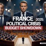 France Political Crisis 2025 deepens as PM François Bayrou faces a likely defeat in a confidence vote over the 2026 budget. Rising debt, public spending cuts, and Macron’s weakened control fuel uncertainty in Europe’s second-largest economy.