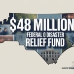 Homeland Security Secretary Kristi Noem announced $48 million in additional Federal Disaster Relief Fund for North Carolina to support recovery from Hurricane Helene, aiding schools, utilities, and community services.