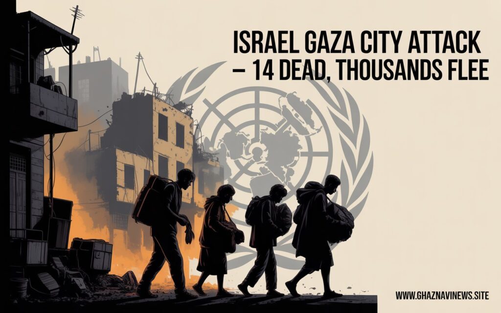 Israel Gaza City Attack Kills 14 Amid Push for Palestinian State Recognition 2 The Israel Gaza City attack left 14 Palestinians dead as Western nations move toward recognizing a Palestinian state. Explore the implications, protests, and global reactions.