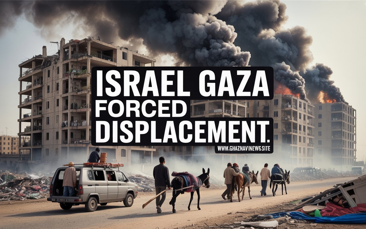 Israel Gaza forced displacement: Thousands flee as airstrikes flatten Gaza City 1 Collapsed residential building and rubble where once stood homes. Alt text: Collapsed residential building symbolizing Israel Gaza forced displacement and the scale of destruction.