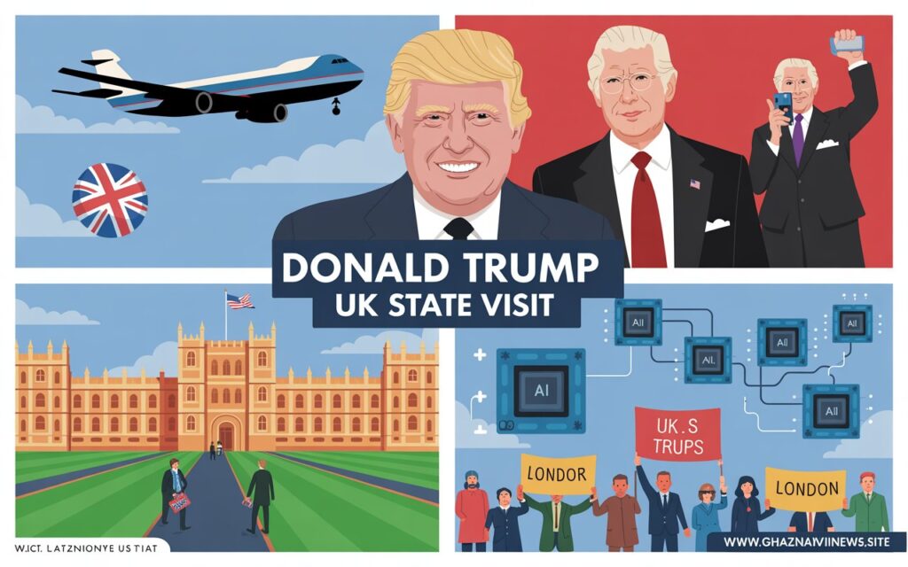 Donald Trump UK state visit: Technology pact, royal meeting and protests mark second trip 4 Donald Trump UK state visit, US-UK technology pact, Trump King Charles III meeting, UK protests Trump visit, BlackRock UK investment, Trump trade deal Britain