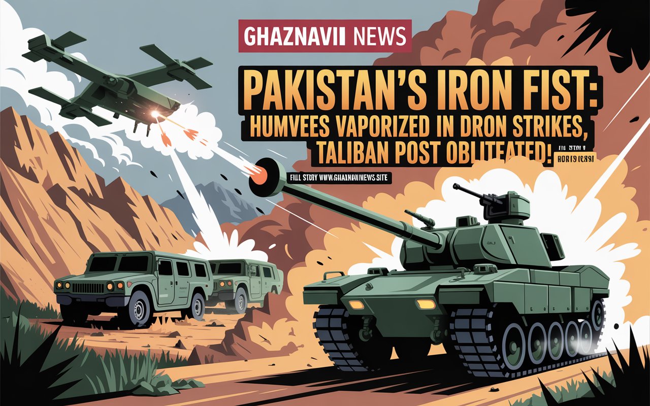 New footage confirms the Pakistan Army destroys US-made Humvees in Paktika drone strikes and demolishes a Taliban post in a fierce tank fire exchange in the Chaman sector.