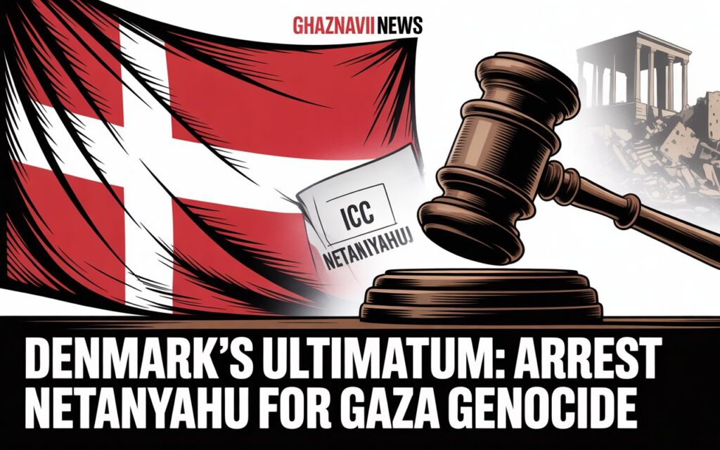 Denmark Declares "Israel Has Crossed All Limits in Gaza Genocide," Formally Demands ICC Arrest Warrant for Netanyahu 3 Denmark Condemns Israel has crossed all limits in the "Gaza genocide," formally calling on the International Criminal Court to issue an arrest warrant for Prime Minister Benjamin Netanyahu.