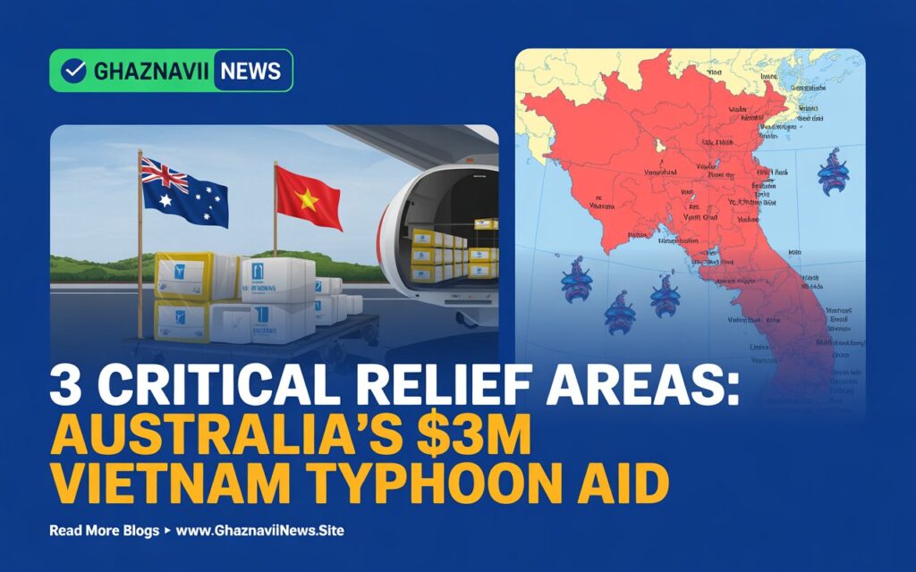 Australia's $3M Vietnam Typhoon Aid: 3 Critical Relief Areas for Disaster Recovery 3 Australia provides $3M Vietnam typhoon aid after Typhoons Bualoi and Matmo. Emergency kits, NGO support, and UN funding for disaster recovery.