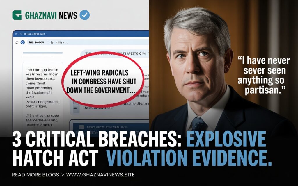 3 Critical Legal Breaches: Explosive Evidence Points to Trump Administration Hatch Act Violation 3 a professional news style graphic split bSgkfwVDRd6xsewfT2Yjgw SvXLTMBFRHCabGDUDKfkBA