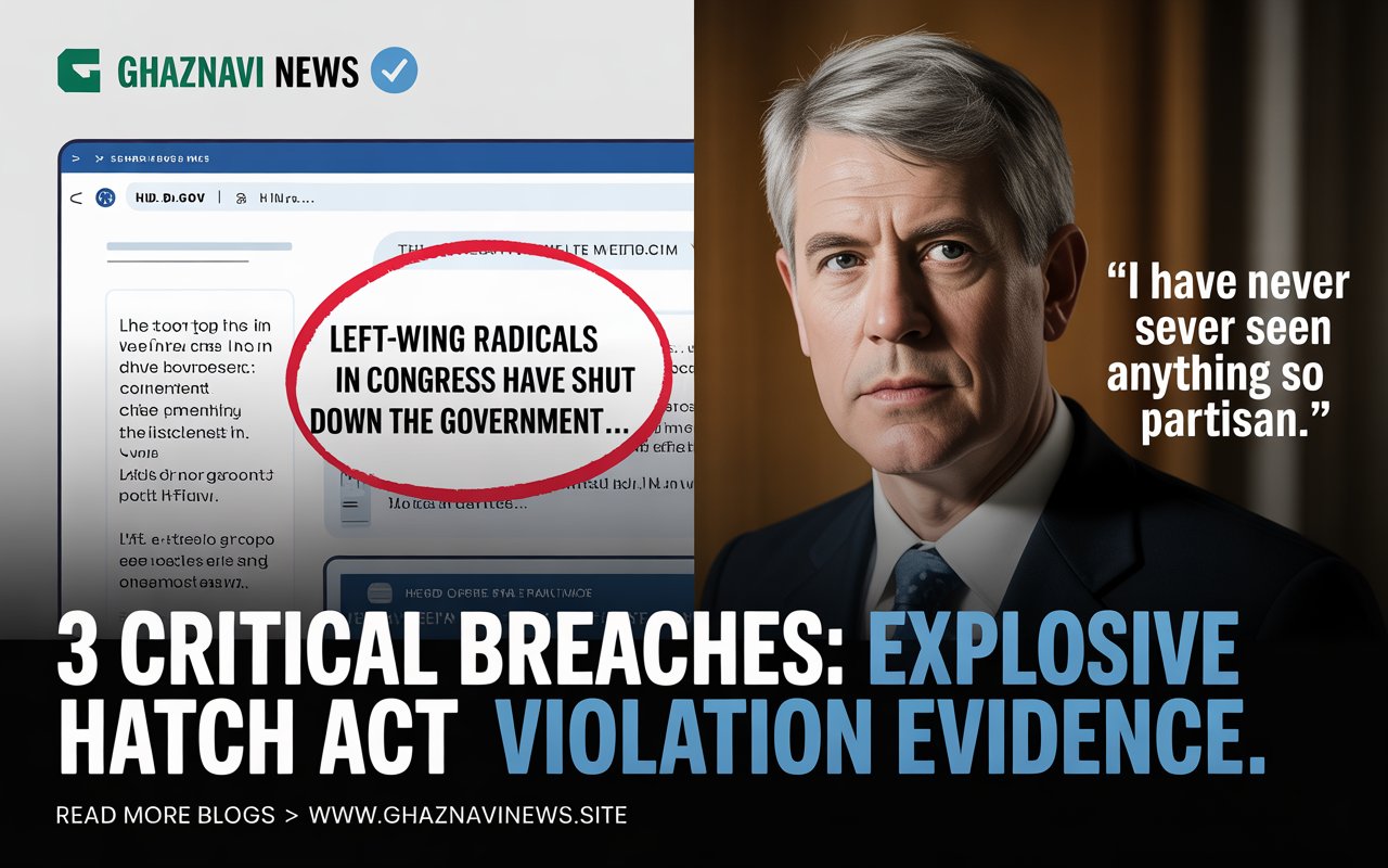 3 Critical Legal Breaches: Explosive Evidence Points to Trump Administration Hatch Act Violation 1 Shocking allegations emerge as federal agencies are weaponized. Discover the 3 key legal arguments experts are calling a blatant Trump Administration Hatch Act violation
