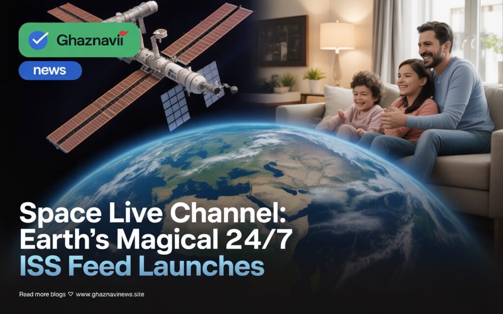 Space Live Channel: Earth's Magical 24/7 ISS Feed Offers Breathtaking Views That Last Forever 4 a sophisticated news style advertisement KeRUdP8uTjilyN6e7JMuEQ ZafdpxMGQjydDngpBK1 A