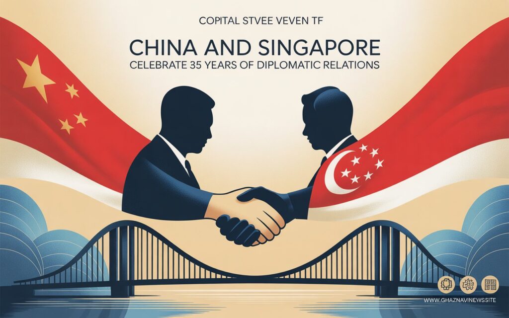 China and Singapore Celebrate 35 Years of Diplomatic Relations with Exchange of Congratulatory Messages 3 China and Singapore celebrate 35 years of diplomatic relations as President Xi Jinping and Singapore’s President Tharman exchange congratulatory messages, reaffirming deepening cooperation and mutual trust.
