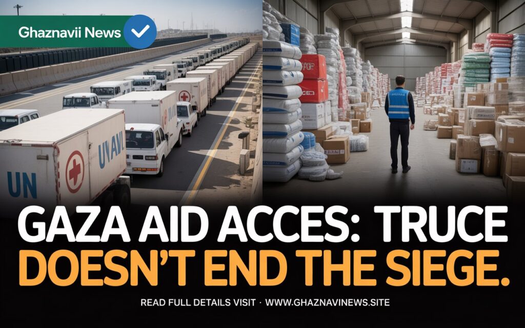 Gaza Aid Access: A Month Into Truce, UN Decries Israeli "Red Tape" and Physical Blockades 4 A month into the truce, Gaza aid access is crippled by Israeli red tape, border closures, and movement restrictions, the UN states.