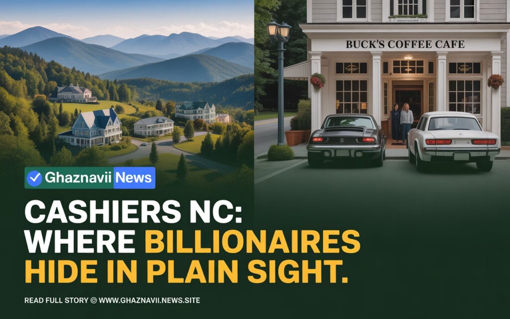 The Hidden Billionaire Village: Inside Cashiers North Carolina's Wealthy Enclave 3 Cashiers North Carolina billionaires village scenic view Blue Ridge Mountains wealthy community luxury homes Buck's Coffee Cafe crossroads